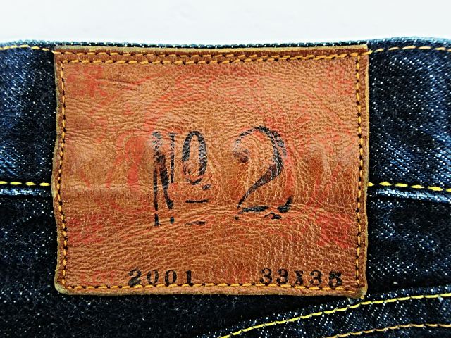 エヴィス デニム No.2 lot.2000 33×35 大黒 ピンク エヴィス デニム No.2 lot.2000 33×35 大黒 ピンク - メルカリ