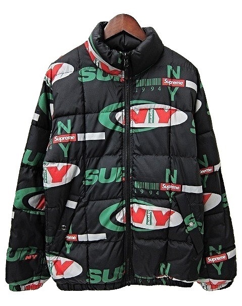 シュプリーム SUPREME 18AW NY Reversible Puffy Jacket フォト 