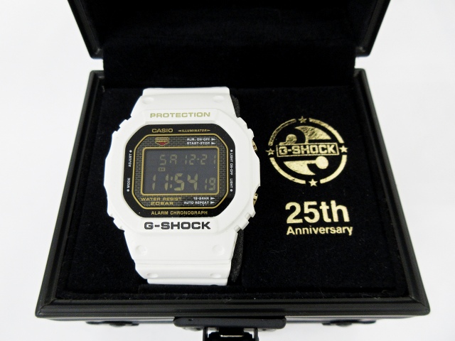カシオジーショック Casio G Shock Dw 5025b 7jf 25周年記念 限定 腕時計 白 ライジングホワイト クォーツ デジタル 可動品 メンズ 086 ベクトルパーク
