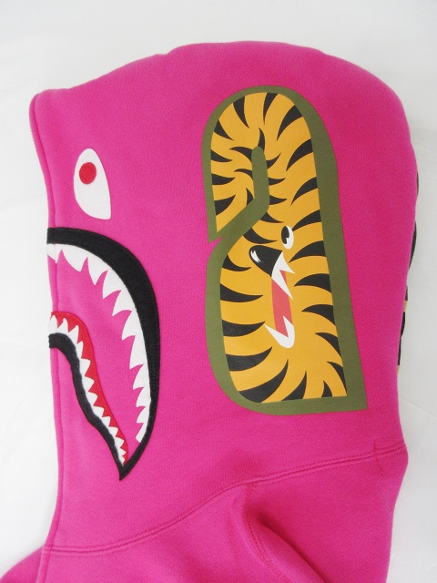 A Bathing Ape ピンク 虎プリント パーカー M 【公式通販】