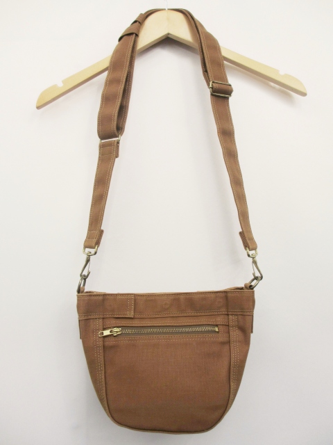 ポーター PORTER キャンバス地 ショルダーバッグ 調節可 キャメル