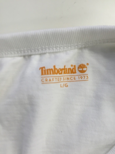 ティンバーランド Timberland ワンポイント クルーネック 長袖T