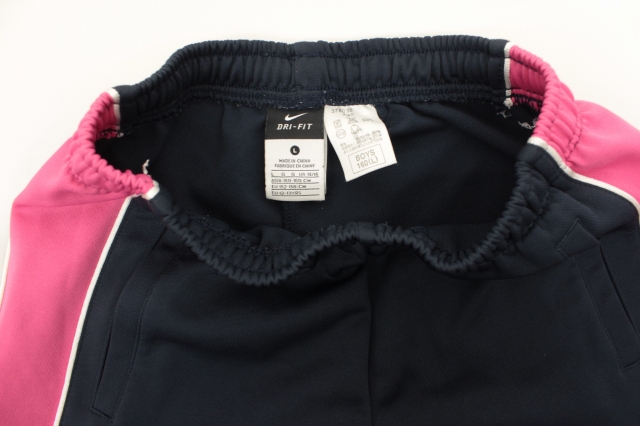 ナイキ NIKE ドライフィットジャージセットアップ 160 紺×ピンク 