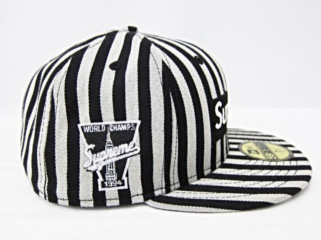 シュプリーム SUPREME × ニューエラ NEW ERA 13AW Striped Box Logo 