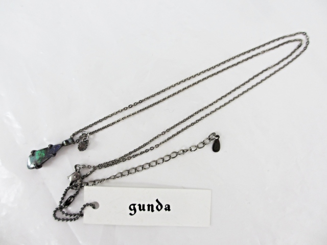 未使用品 ガンダ gunda CHAMELEON 3 NECKLACE カメレオン 3 ネックレス 