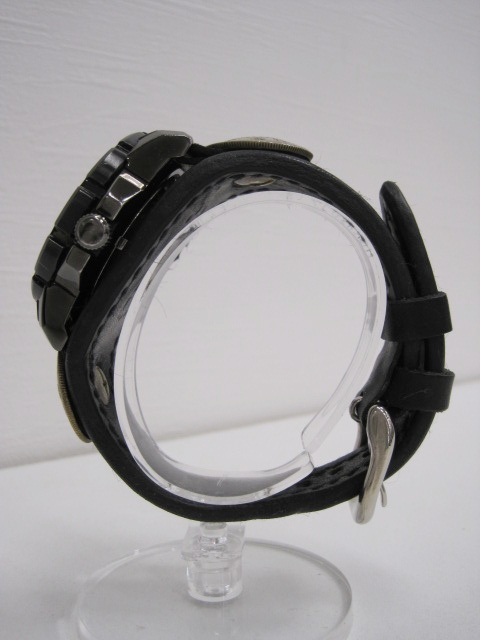 セイコー SEIKO ブラックモンスター 腕時計 黒×白×赤 ダイバーズ