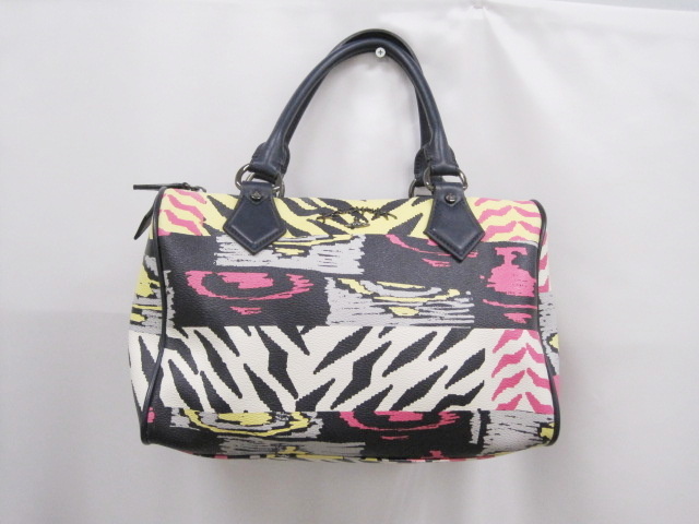 VivienneWestwood モノグラム柄ボストンバック VIVIENNE WESTWOOD カラフル ボストンバッグ 【公式通販】