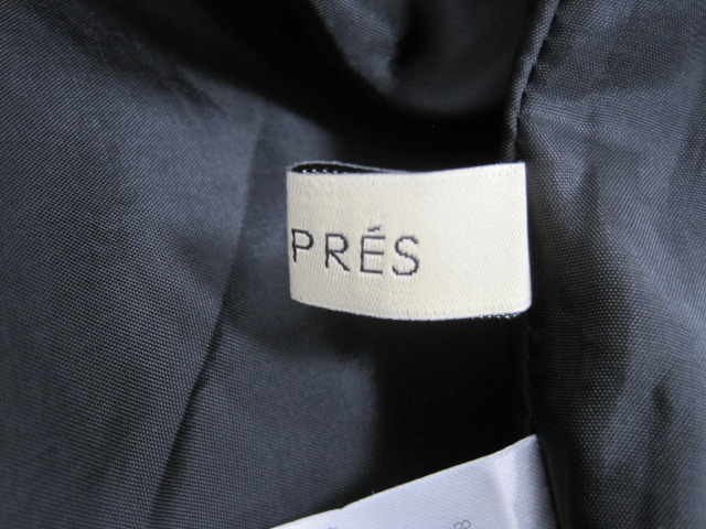 デプレ Des Pres トゥモローランド ノースリーブワンピース 1 ブラウン 黒 ブラック ひざ丈 切替 ウール バイカラー レディース 087 ベクトルパーク