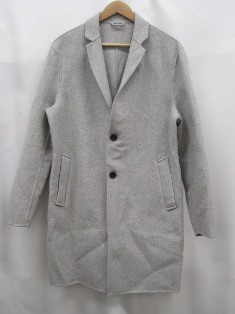 ザラマン Zara Man チェスターコート M グレー系 薄灰 シングル アウター 羽織 メンズ 087 ベクトルパーク ザラマン Zara Man チェスターコート M グレー系 薄灰 シングル アウター 羽織 メンズ 087 ベクトルパーク