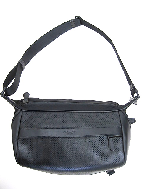 コーチ COACH テレイン クロスボディバッグ ショルダーバッグ ブラック 