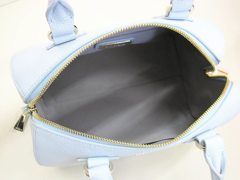 フルラ FURLA 2way ミニ ボストンバッグ ショルダー ライトブルー 