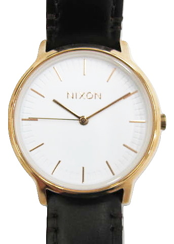 ニクソン NIXON ポーター 35 レザー 腕時計 ローズゴールド ブラウン 