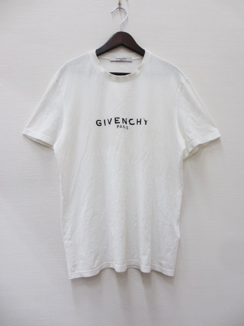 ジバンシィ GIVENCHY ヴィンテージ ロゴ プリント 半袖 Tシャツ M 