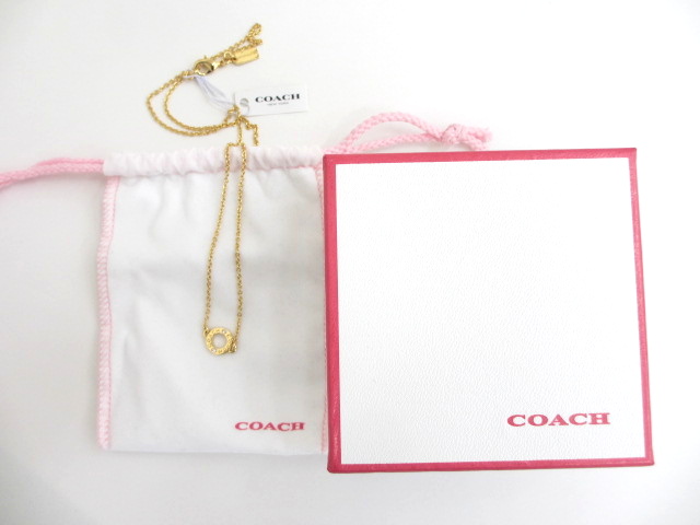 コーチ COACH サークル ネックレス ゴールド F99931 ロゴ アクセサリー 