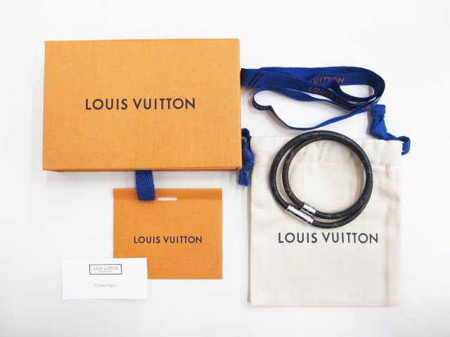 ルイヴィトン LOUIS VUITTON モノグラム ブラスレ キープイット M6555D 2連 ブレスレット 箱付