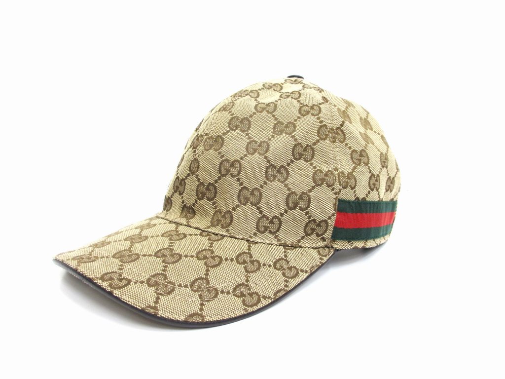 グッチ GUCCI オリジナルGGキャンバス ベースボール キャップ L 