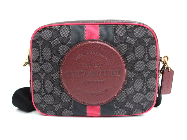 コーチ COACH シグネチャー ショルダーバッグ 1912 グレー系 