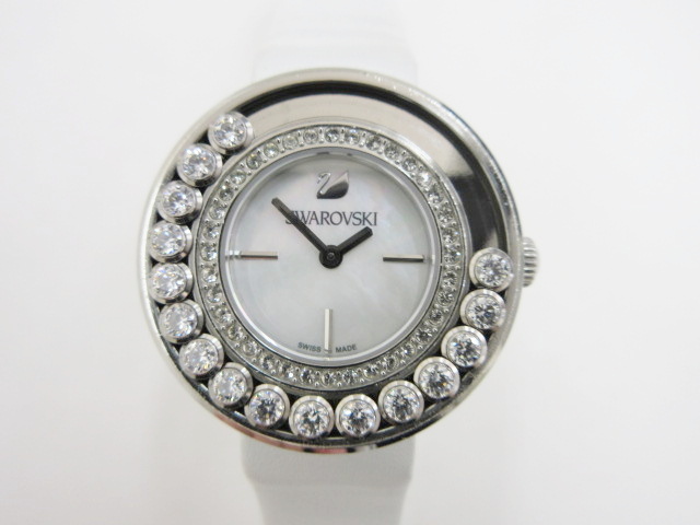 スワロフスキー SWAROVSKI ラブリー クリスタル クオーツ 腕時計  