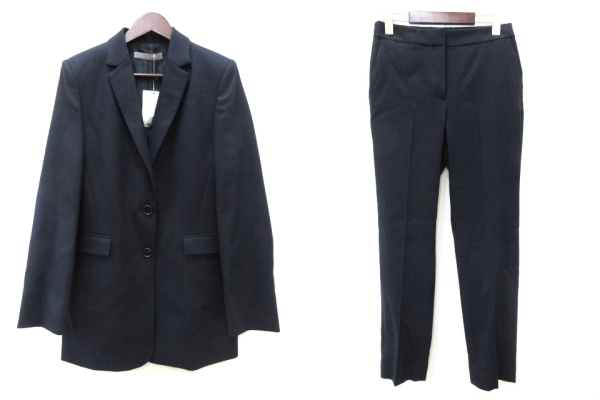 セオリーリュクス theory luxe パンツスーツ セットアップ ネイビー 