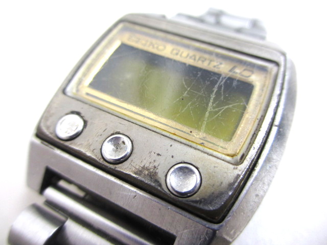 セイコー SEIKO QUARTZ LC デジタル腕時計 0614-5010 クオーツ 