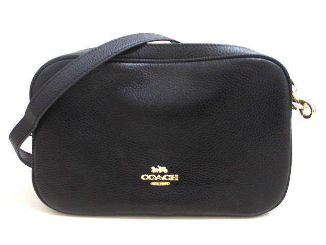 コーチ COACH ショルダーバッグ F39856 ブラック レザー クロスボディ  