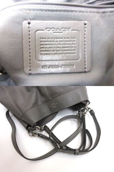 コーチ F28992 ショルダーバッグ 2way グレー ステッチ COACH コーチ 2way ショルダーバッグ グレー F28992 SVET - メルカリ