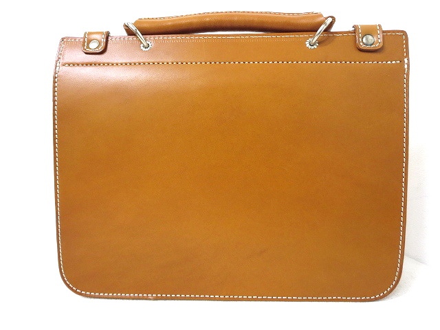 クレージュ ハンドバッグ 2way レザー 茶 ブラウン 型押しロゴ