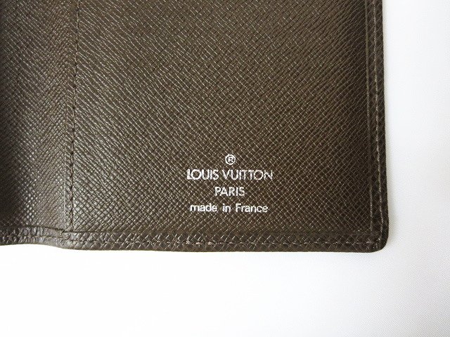 ルイヴィトン LOUIS VUITTON タイガ 二つ折り長財布 お札入れ M31008 