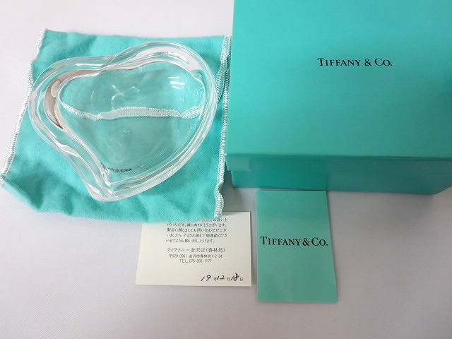 ティファニー TIFFANY & CO. ハートモチーフ ジュエリーケース 小物 