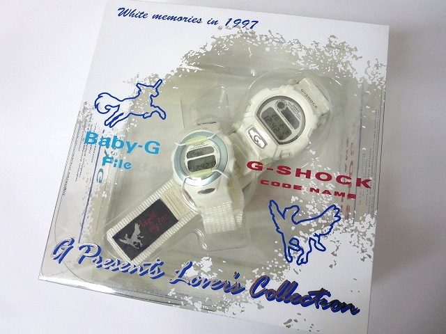 未使用品 カシオ CASIO 電池交換済 G-SHOCK Baby-G ラバコレ 1997年 
