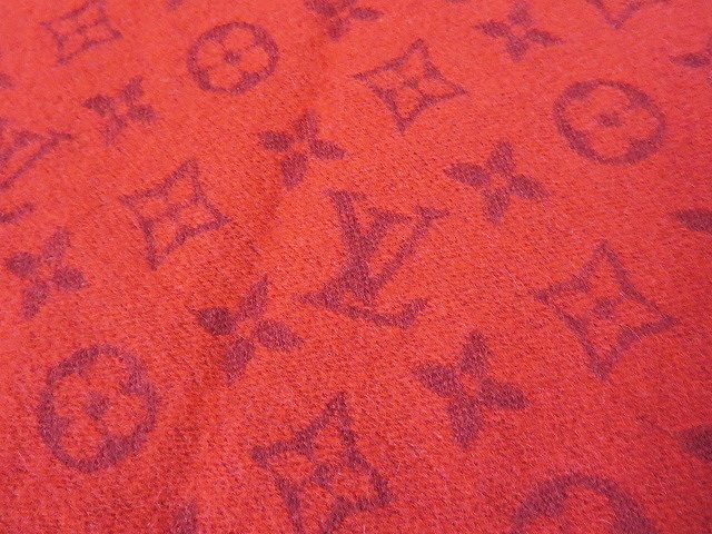 ルイ・ヴィトン　マフラー　赤 58430_1.jpg