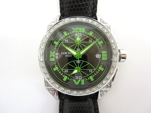 ロックマン LOCMAN クレイジーホース ダイヤモンド装飾 腕時計 R.161 