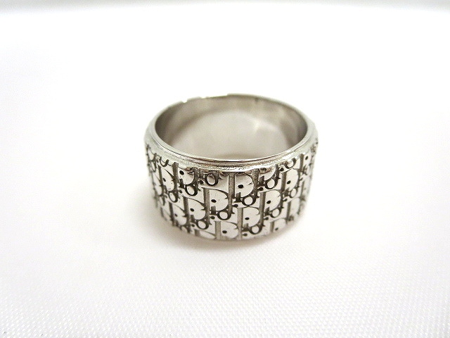 ディオール Dior ディオール オブリーク リング 美品 Sサイズ 18号  