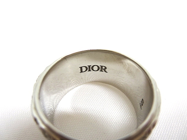 ディオール Dior ディオール オブリーク リング 美品 Sサイズ 18号  