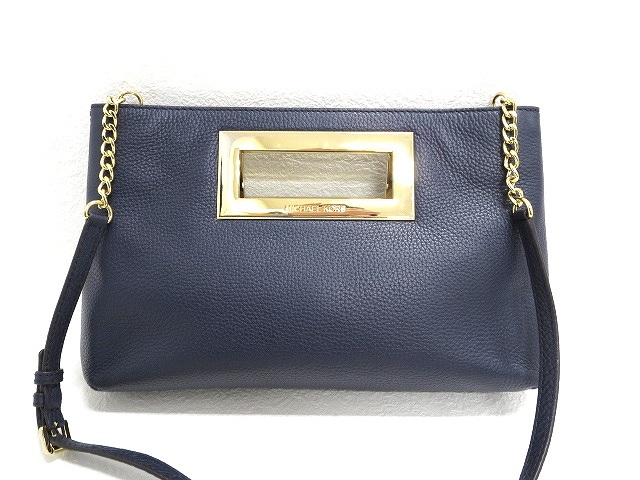 マイケルコース MICHAEL KORS 2way レザーショルダー クラッチ 