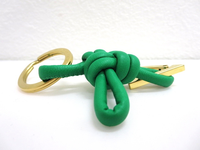 ボッテガヴェネタ BOTTEGA VENETA トライアングル キーリング 良品