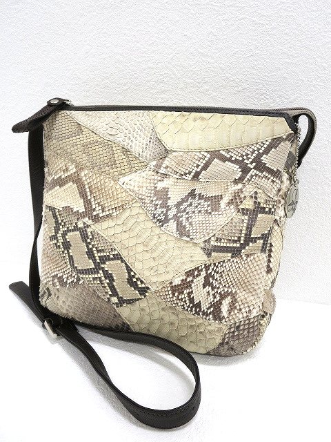 アンクジェト ANKH JET スネークレザー ショルダーバッグ 美品 日本製 