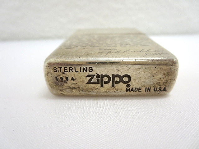 激レア】zippo ライター 1988年製造 純銀製 スターリングシルバー 