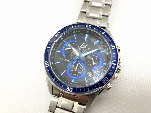 カシオ CASIO エディフィス EDIFICE クロノグラフ腕時計 EFR-552 美品 