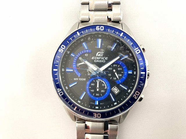 カシオ CASIO エディフィス EDIFICE クロノグラフ腕時計 EFR-552 美品