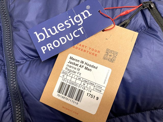 未使用品 マムート MAMMUT Meron IN Hooded Jacket ダウンジャケット M 