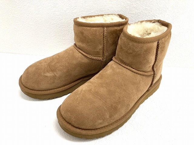 アグ はめ込め UGG クラシックミニⅡ ムートンブーツ 23cm 美品