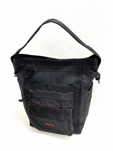 ブリーフィング BRIEFING ナイロン素材 ワンショルダーバッグ 黒  
