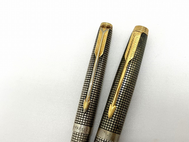 パーカー parker スターリングシルバー 万年筆 ボールペン 2点セット