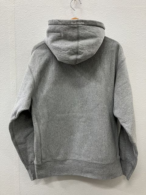シュプリーム SUPREME S Logo Hooded Sロゴ刺繍 パーカ Small グレー 