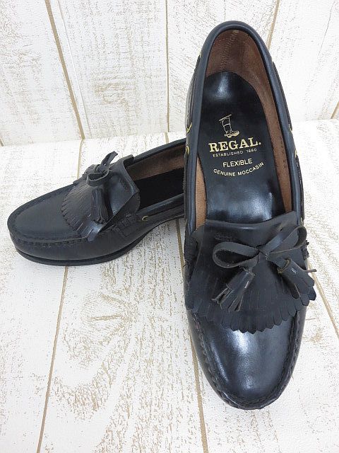 REGAL フレキシブルモカシンローファー ブラック REGAL フレキシブルモカシンローファー ブラック - メルカリ
