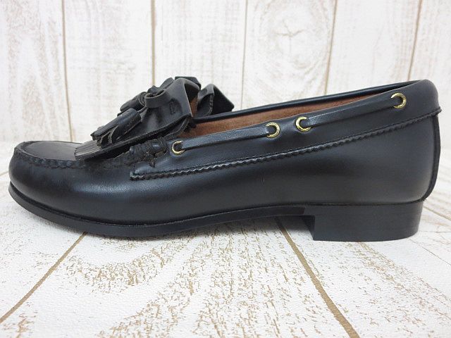 ○【REGAL／リーガル】 FLEXIBLE レザー モカシン ローファー 黒 
