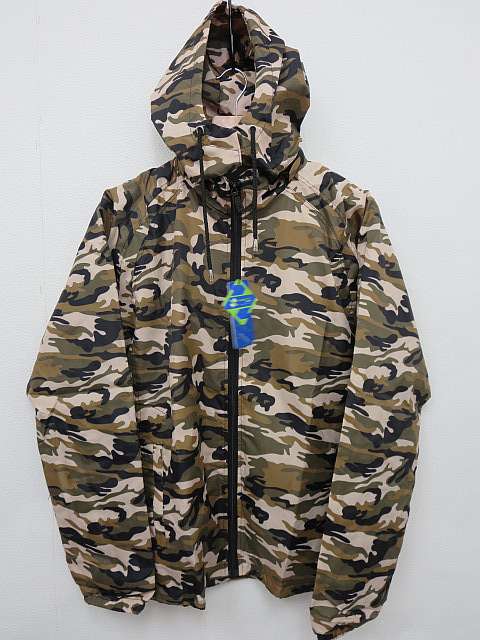 新品 HAOSEN WEIKE 迷彩 カモフラ マウンテンパーカー ウッド XL 