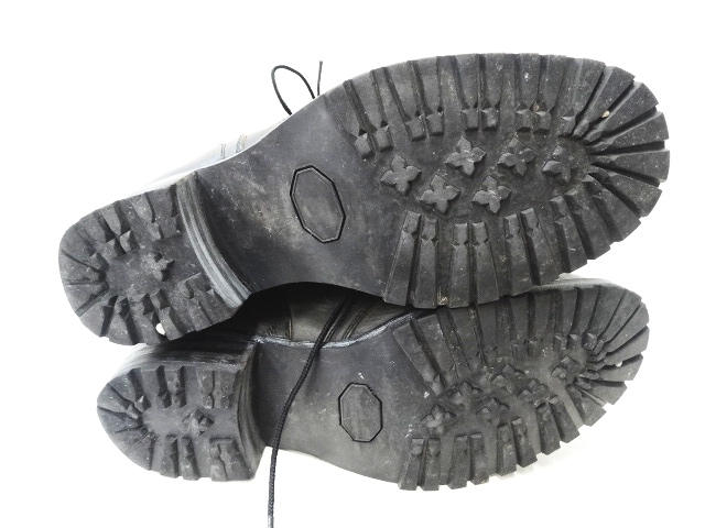 アタッチメント ATTACHMENT コンバットブーツ シューズ ロング レザー  