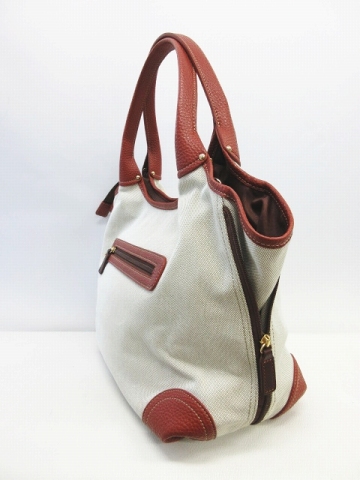 レイクアルスター Lake Alster トート バッグ キャンバス×レザー
